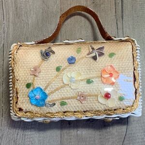 Vintage 1950’s purse by Tropical Florida -wounded bird